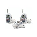 Fisher-Price Private Connection Monitor with Dual Receivers - White and Grey