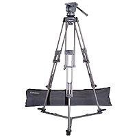 Libec LS38(2A) Tripod System with T72 Tripod, H38 Fluid Head, PH-3 Pan Handle, SP-1 Spreader and TC-60 Case, Supports 17.6 lbs
