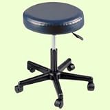 Chattanooga Pneumatic Stool, Burgundy - without back, Each