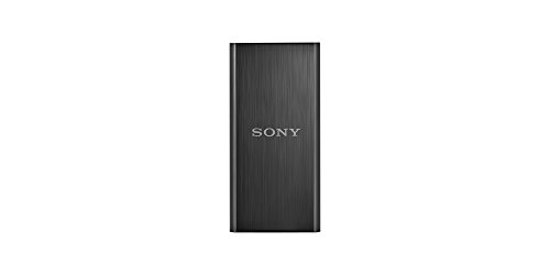 SONY 外付けSSDドライブ 256GB USB3.0 SL-BG2 (256GB, ブラック) [並行輸入品]