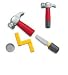 Little Tikes 3 in 1 Hand Tools Hammer with Ruler and File