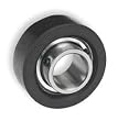 Dayton 3FDF5 Mounted Ball Bearing, Rubber, 1 In Bore