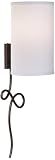 Curling Loops Dark Bronze 25 High Plug-In Wall Sconce
