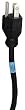 GE 50369 Extension Cord, Indoor/Outdoor Workshop, 3 Wire, 15 Foot, Black