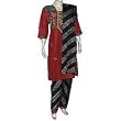 Indian Salwar Suit Printed Embroidered Cotton Womens Dress Size L(slk384b) ~ ShalinCraft