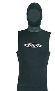 Best Price Tilos 5/3mm SuperStretch Hooded Vest for Scuba Diving, Snorkeling, Surfing, Water Sports