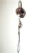 10 Purple Crystal Cell Phone Hook Clip Charm Finder Strap