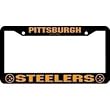 Pittsburgh Steelers Black Chrome License Plate Frame