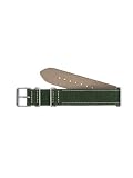 Hamilton 20mm-Canvas-Olive Green-Regular-Silver Tone Buckle