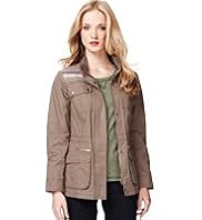 Indigo Collection Pure Cotton Tweed Jacket