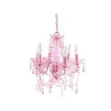 Gypsy Chandelier Light Lamp Small – Baby Pink SY100774PI: baby pink lamp