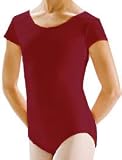 Adult Short Sleeve Leotard - 2105 (Lg - Burgundy)