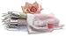 SwaddleDesigns Swaddle Designs Pink with Ivory Trim Baby Lovie -Fresh Pastels Collection