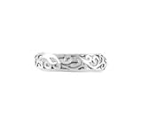 Toe Ring - Sterling Silver Fancy Design Filligree Adjustable Toe Ring
