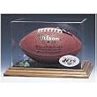New York Jets Wood Base Football Display Case