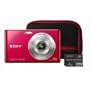 Sony Cyber-Shot DSCW-330 Digital Camera (Red) Kit