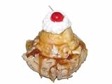 Waffle Cup Sundae Caramel Candle