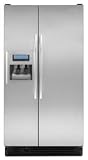 KitchenAid Architect Series II KSRK25FVSS 25.4 cu. ft. Side by Side Refrigerator with 3 Spillproof Glass Shelves, External Ice/Water Dispenser with In-Door-Ice Dispensing System, SatinGlide Crisper and ExtendFresh Temperature Management System: Stainless Steel