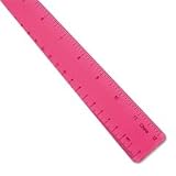 Office Depot(R) Acrylic Ruler, 12in., Assorted Colors
