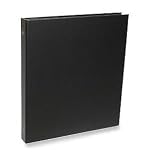 Leather 3 Ring Binders : .5 Rossano Black Binders