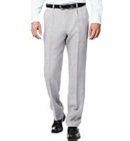 Crease Resistant Active Waistband Single Pleat Lightweight Trousers