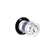 2 Gauge Clear UV Single Flare Acrylic Cubic Zirconia Plug