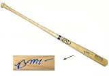 Brian McCann Autographed/Hand Signed Rawlings Big Stick Blonde Name Engraved Bat