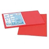 Riverside Paper Tru-Ray(R) Construction Paper, 12in. x 18in., Red