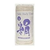エコロジーシルク100% ボディタオル