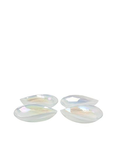 Yalos Murano Set 4 Pezzi Pieghetta Mignon Tango Bianco