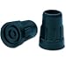 Cane Tips 3/4 Inches Black Color by Apex-Carex - 1 Pair (#A718-00)s