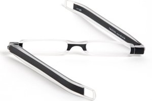 Twisties Folding Reading Glasses with Soft Case; Tube Readers; Select from 6 colors!