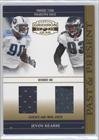 2005 Donruss Gridiron Gear Past and Present Jerseys Double #13 - Jevon Kearse/75