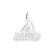 Arizona Diamondbacks 7/8in Combo Pendant - Sterling Silver