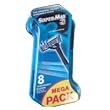 SUPER MAX 3 DISP RAZOR MEN Size: 8