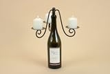 Verona Triple Pillar Wine Bottle Candelabra