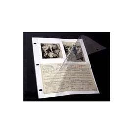 Archival Methods Page Protector 3-Ring 9 x 11, Pack of 25