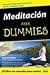 Books : MEDITACION PARA DUMMIES (Spanish Edition)