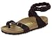 Birkenstock Yara in Habana Oiled Leather Coarse Woven
