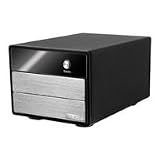 RaidSonic ICY BOX IB-3220StU-B - Hard drive array - 2 bays ( SATA-300 ) - Hi-Speed USB (external)