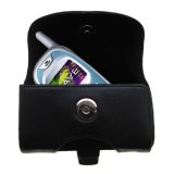 Horizontal Leather Case with Belt Clip / Loop for the Kyocera K433L