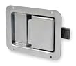 Battalion 1XPB5 Paddle Latch, Silver, H 3 5/8 In