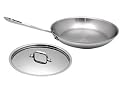 All Clad 12 Inch Stainless Steel Fry Pan with Lid