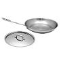 All Clad 12 Inch Stainless Steel Fry Pan with Lid