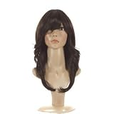 Charlie Wig | Reverse Flick Curl 70's Inspired Wigs | Premium Quality Fashion Wigs | Deep Brown