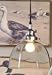 8 HANGING LAMP clear GLASS SHADE classic decor home