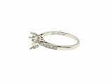 Platinum & Diamond Ring Mount for 1 Carat Diamond by Lucie Campbell