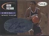 Kevin Freeman, New Jersey Nets, 2000 Sage Authentic Signature Autographed Card