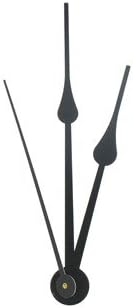 Large Black Spade Clock Hands & Sweep