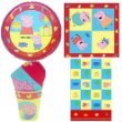 Peppa Pig Discounted Party Tableware pack for 16, contains 16 cups, 16 plates, 32 napkins & 2 tablecovers